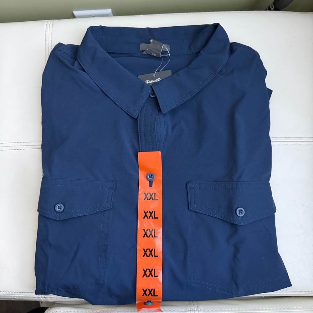 Eddie Bauer Ladies Departure Shirt, XXL